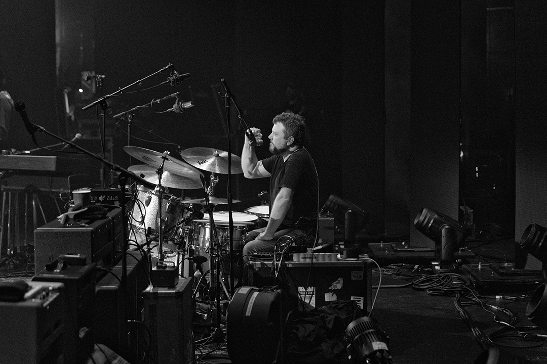Leon Power at sound check